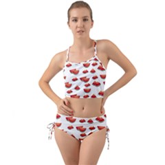 Summer Watermelon Pattern Mini Tank Bikini Set by Pakrebo