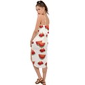 Summer Watermelon Pattern Waist Tie Cover Up Chiffon Dress View2