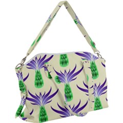 Thistles Purple Flora Flowering Canvas Crossbody Bag