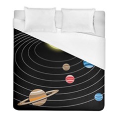 Solar System Planets Sun Space Duvet Cover (full/ Double Size) by Pakrebo