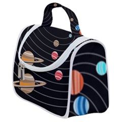 Solar System Planets Sun Space Satchel Handbag