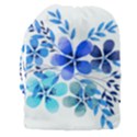 Watercolour Flowers Watercolor Drawstring Pouch (XXXL) View2