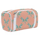 Turquoise Dragonfly Insect Paper Toiletries Pouch View2