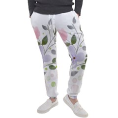 Spring Watercolour Flowers Men s Jogger Sweatpants