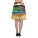 Mount Fuji Japan Lake Sun Sunset Chiffon Wrap Front Skirt View2