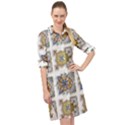 Artistic Art Design Creative Long Sleeve Mini Shirt Dress View1