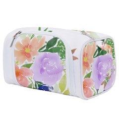 Watercolour Flowers Spring Toiletries Pouch