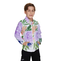 Watercolour Flowers Spring Kids  Windbreaker by Pakrebo