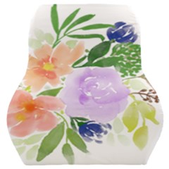 Watercolour Flowers Spring Car Seat Back Cushion  by Pakrebo