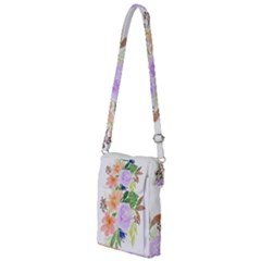 Watercolour Flowers Spring Multi Function Travel Bag by Pakrebo