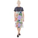 Watercolour Flowers Spring Camis Fishtail Dress View2