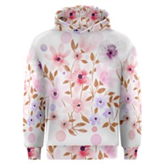 Flowers Watercolor Men s Overhead Hoodie by Pakrebo