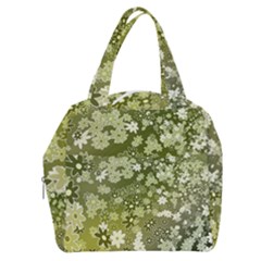 Flowers Abstract Background Boxy Hand Bag