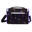 Black And Dandelion Digital Paper Satchel Shoulder Bag View3