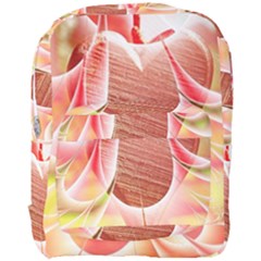 Background Floral Pattern Structure Full Print Backpack by Pakrebo