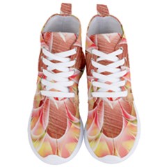 Background Floral Pattern Structure Women s Lightweight High Top Sneakers by Pakrebo