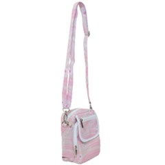 Background Non Seamless Pattern Pink Shoulder Strap Belt Bag