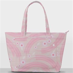 Background Non Seamless Pattern Pink Back Pocket Shoulder Bag 