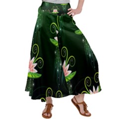 Background Non Seamless Pattern Satin Palazzo Pants by Pakrebo