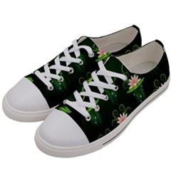 Background Non Seamless Pattern Women s Low Top Canvas Sneakers by Pakrebo