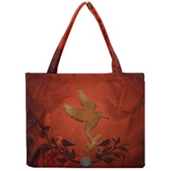 Elegant Decorative Bird Mini Tote Bag by FantasyWorld7