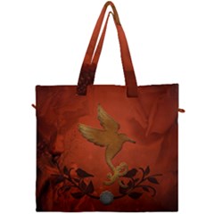 Elegant Decorative Bird Canvas Travel Bag by FantasyWorld7