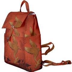 Elegant Decorative Bird Buckle Everyday Backpack by FantasyWorld7