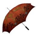 Elegant Decorative Bird Straight Umbrellas View2