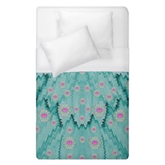 Lotus  Bloom Lagoon Of Soft Warm Clear Peaceful Water Duvet Cover (single Size) by pepitasart