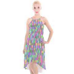 G 9 High-low Halter Chiffon Dress  by ArtworkByPatrick