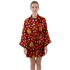 H 1 Long Sleeve Kimono Robe by ArtworkByPatrick