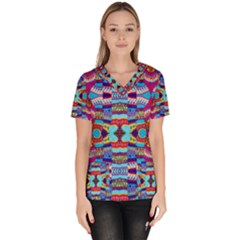 H 5 Women s V-neck Scrub Top by ArtworkByPatrick