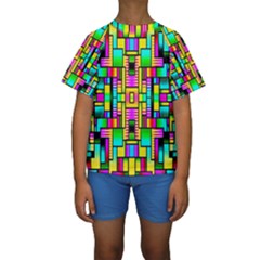 H 6 Kids  Short Sleeve Swimwear by ArtworkByPatrick