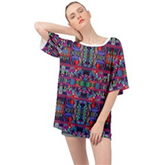 H 7 Oversized Chiffon Top