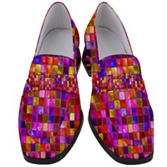 H 8 Women s Chunky Heel Loafers by ArtworkByPatrick