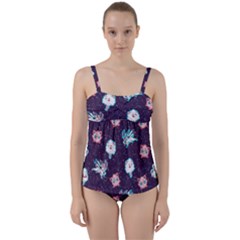 Fairy Type Twist Front Tankini Set by Mezalola