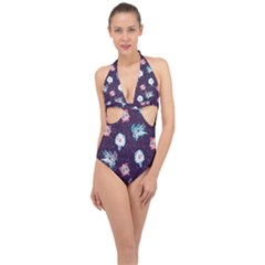 Fairy Type Halter Front Plunge Swimsuit