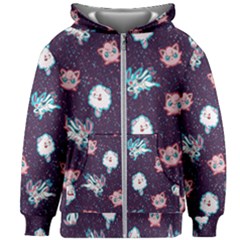 Fairy Type Kids  Zipper Hoodie Without Drawstring by Mezalola