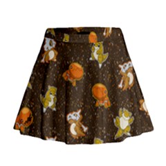 Ground Type Mini Flare Skirt by Mezalola