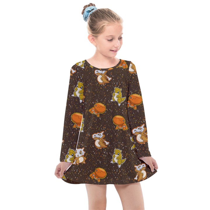 Ground Type Kids  Long Sleeve Dress