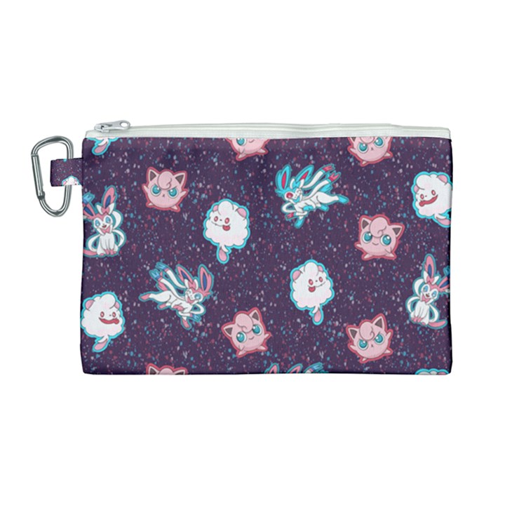 Fairy Type Canvas Cosmetic Bag (Large)