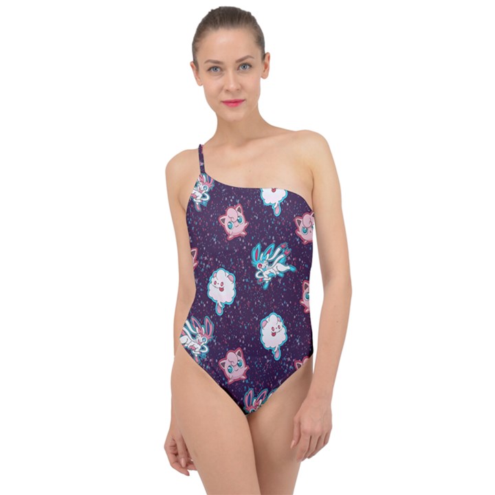 Fairy Type Classic One Shoulder Swimsuit