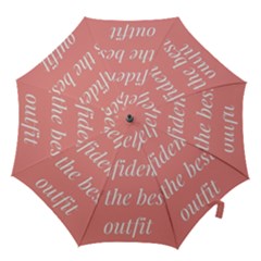 Self Confidence  Hook Handle Umbrellas (large) by Abigailbarryart