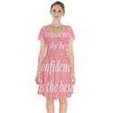 Self confidence  Short Sleeve Bardot Dress View1