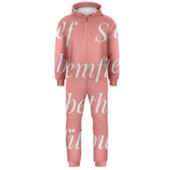 Self Confidence  Hooded Jumpsuit (men) 