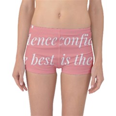 Self Confidence  Boyleg Bikini Bottoms by Abigailbarryart