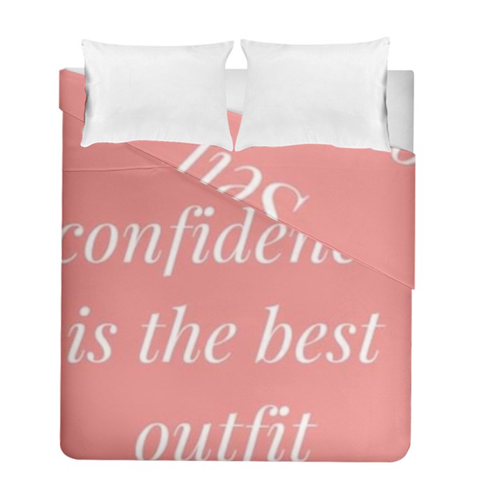 Self confidence  Duvet Cover Double Side (Full/ Double Size)