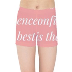 Self Confidence  Kids  Sports Shorts by Abigailbarryart