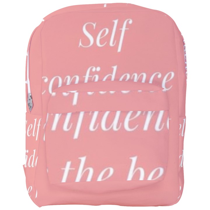 Self confidence  Full Print Backpack