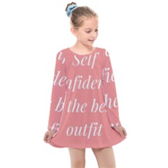 Self Confidence  Kids  Long Sleeve Dress